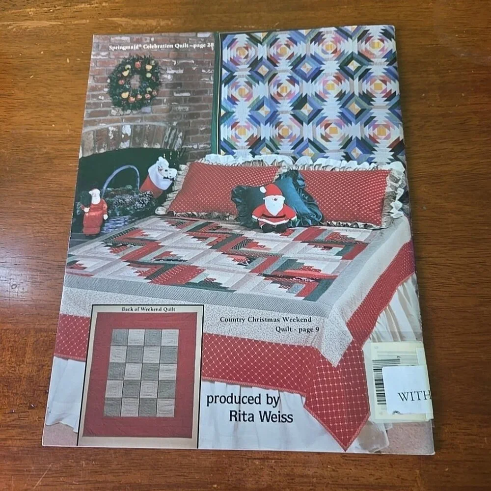 Weekend Log Cabin Quilts Instruction Book Quilting #4126 Book 3 Mitchell